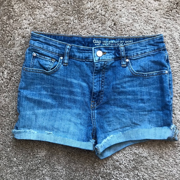 GAP Pants - GAP High Rise Cut Off Short